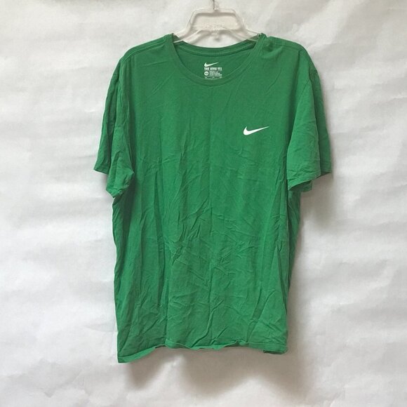 Nike Green Workout Athletic T Shirt Tee - Picture 2 of 6